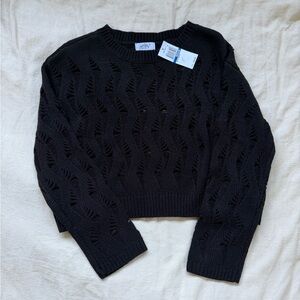 NWT black just Polly sweater